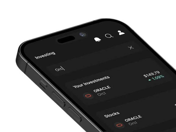 Investment Tracking Interface