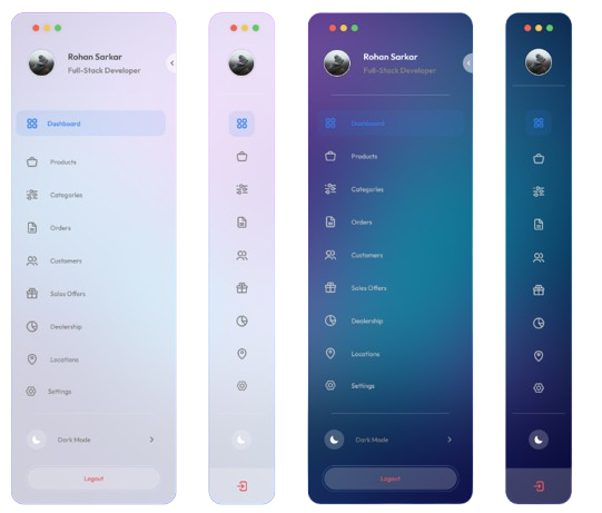 Modern Navigation Interface